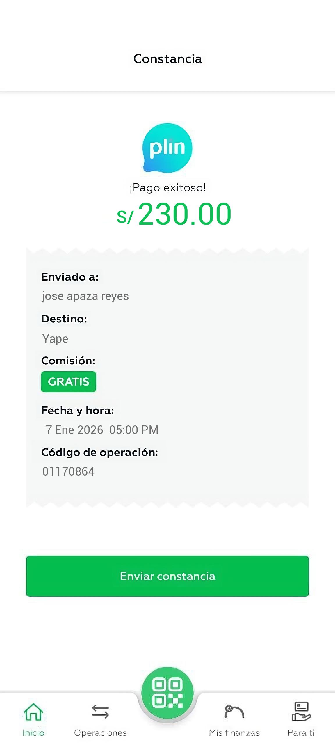 Producto Pagos feak 2